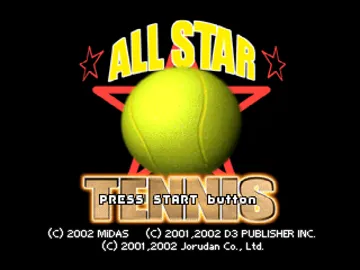 All Star Tennis (EU) screen shot title